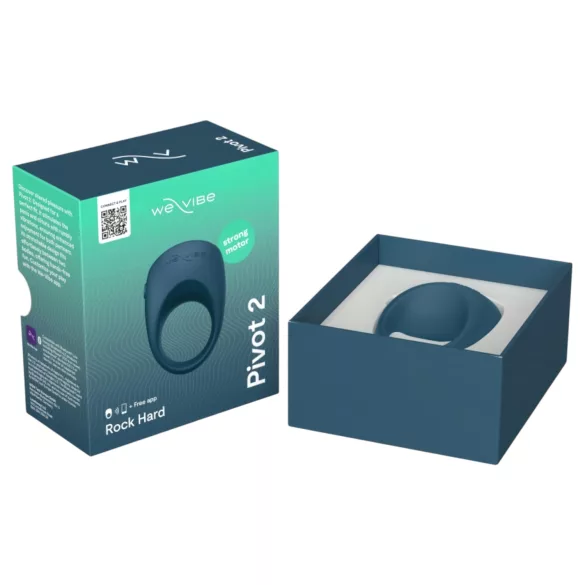 We-Vibe Pivot 2 - pametni vibracijski obroček za penis (moder)