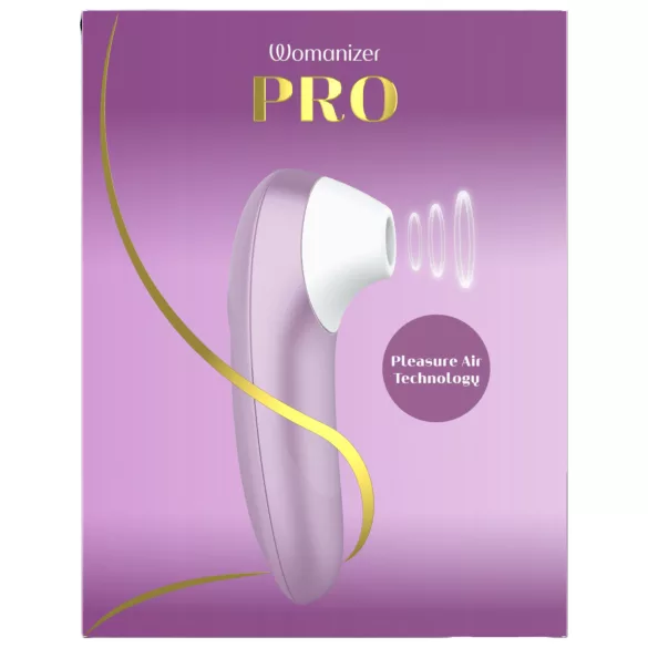 Womanizer Pro - zračno-valovni vibrator za klitoris (vijoličen)