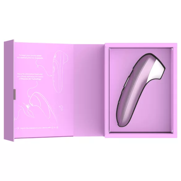 Womanizer Pro - zračno-valovni vibrator za klitoris (vijoličen)