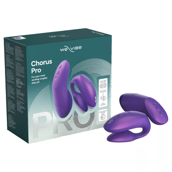 We-Vibe Chorus Pro - pametni, z daljincem upravljani vibrator za pare (vijoličen)