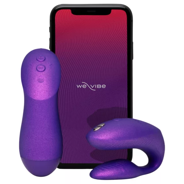 We-Vibe Chorus Pro - pametni, z daljincem upravljani vibrator za pare (vijoličen)