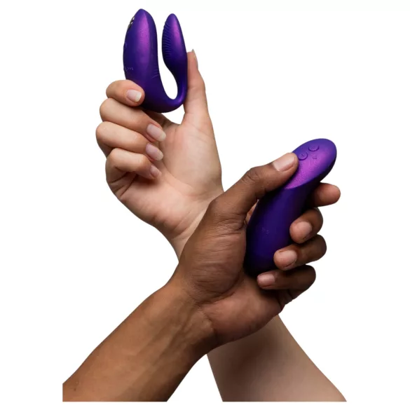 We-Vibe Chorus Pro - vibrator za pare z aplikacijo in daljincem (vijoličen)