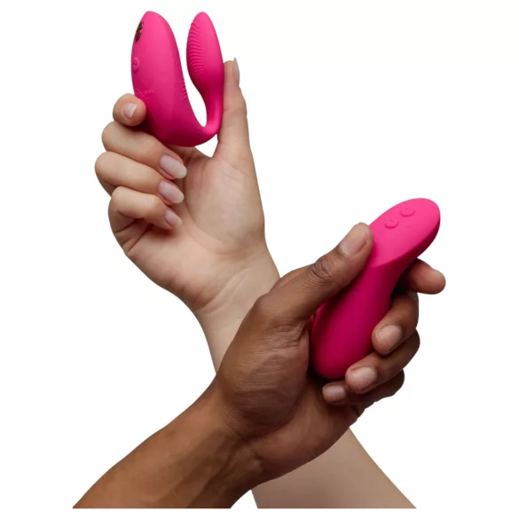 We-Vibe Chorus Pro - vibrator za pare z aplikacijo in daljinskim upravljalnikom (rožnate barve)