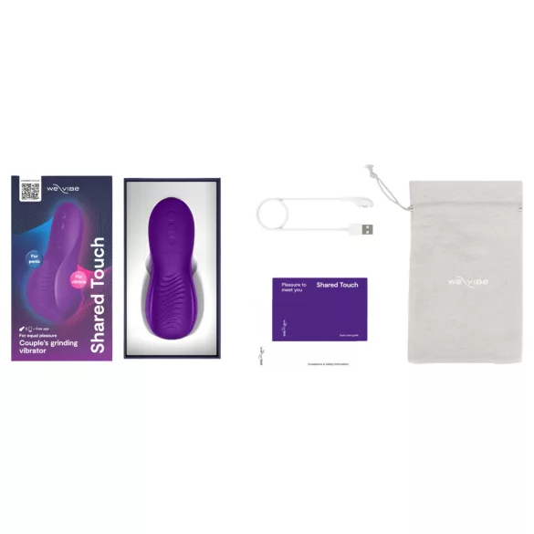 We-Vibe Shared Touch - pametni vibrator za pare (vijoličen)