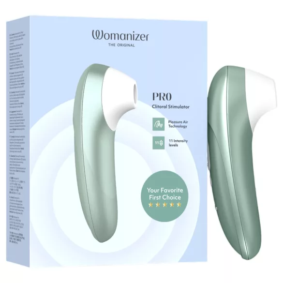 Womanizer Pro - zračni vibrator za klitoris (zelen)