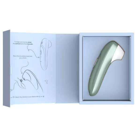 Womanizer Pro - zračni vibrator za klitoris (zelen)