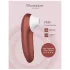 Womanizer Pro - stimulator klitorisa z zračnimi valovi (rdeč)