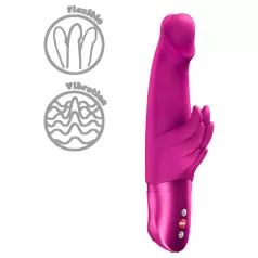   Fun Factory Wicked Angel - vibrator z ročico za klitoris (rožnata)