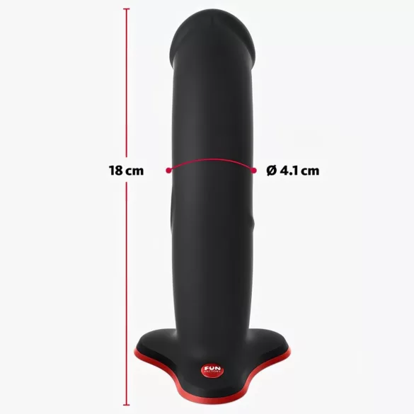 Fun Factory The Boss Stub - dildo z nastavkom za prisesek (črn)