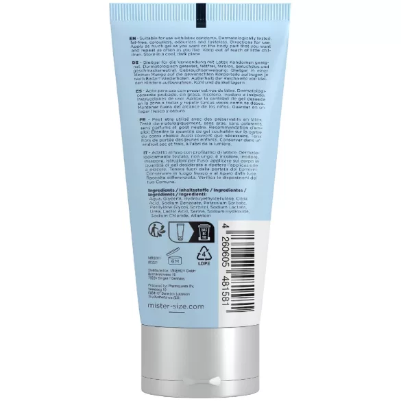 Mister Size Bio - vodni bio lubrikant (100 ml)