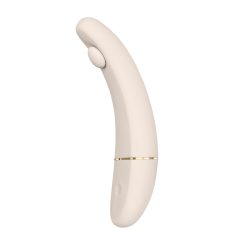 OhMyG - polnilni G-točka vibrator s pulziranjem (bela)
