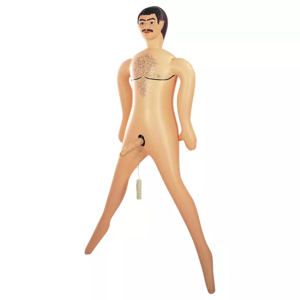 NMC Big John - napihljiv erotični moški lutka z vibratorjem