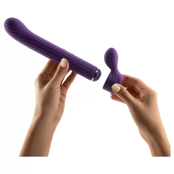 Magic Stick S1 - vibrator z več funkcijami - vijoličen