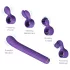 Magic Stick S1 - vibrator z več funkcijami - vijoličen