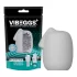 VIBEGGS - vibracijsko jajce masturbator - teksturirana površina - bela