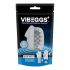 VIBEGGS Blow Misty - vibracijsko jajce masturbator (bela)