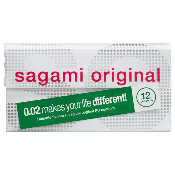 Sagami Original 0,02 - kondomi - 55 mm - 12 kos