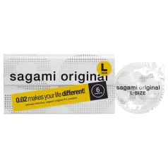   Sagami Original 0.02 L - kondom - ultra tanek - 58mm (6 kosov)