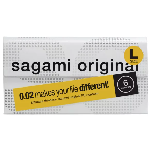 Sagami Original 0.02 L - kondom - ultra tanek - 58mm (6 kosov)