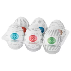 TENGA Egg - komplet masturbatorjev v obliki jajca - 6 kosov