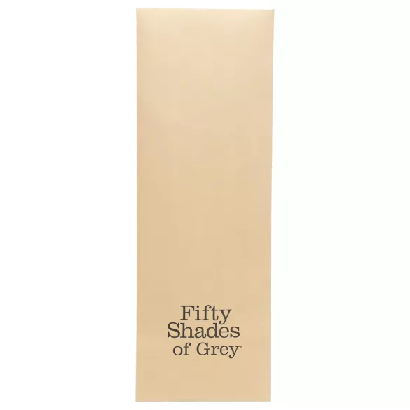 Fifty Shades of Grey - erotična ploska lopatica - umetno usnje - črna