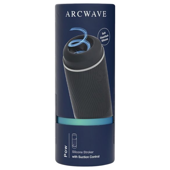 Arcwave Pow - ročni sesalni masturbator (črna)