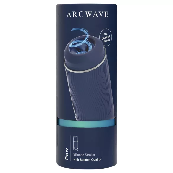 Arcwave Pow - ročni masturbator z vakumom - modra