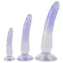 Crystal Clear - analni dilatorji set - 3 kosi - prozorno modri