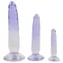 Crystal Clear - analni dilatorji set - 3 kosi - prozorno modri