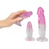 Crystal Clear - analni trener set - 3 deli - prozorno-roza