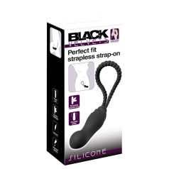 Black Velvets - Strap-on dildo - nastavljiv pas - črna