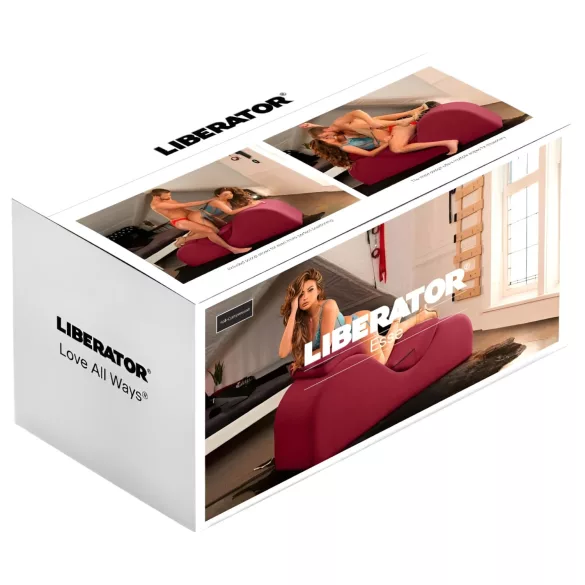 Liberator Esse Lounger - tantra stol - nastavljiv, 3-delni - rdeč
