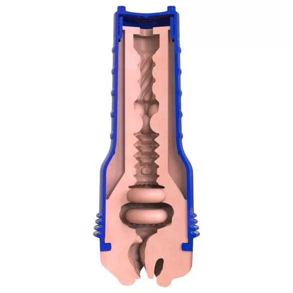 Fleshlight Boost Blow - ustni masturbator - realističen - naravna barva