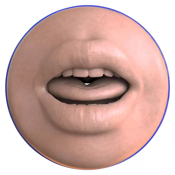 Fleshlight Boost Blow - ustni masturbator - realističen - naravna barva