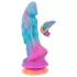 Beasty Cocks - silikonski dildo alien - modro-oranžen