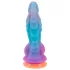 Beasty Cocks - silikonski dildo alien - modro-oranžen