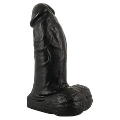 Realistixxx - realistični dildo z modami - 22 cm - črn