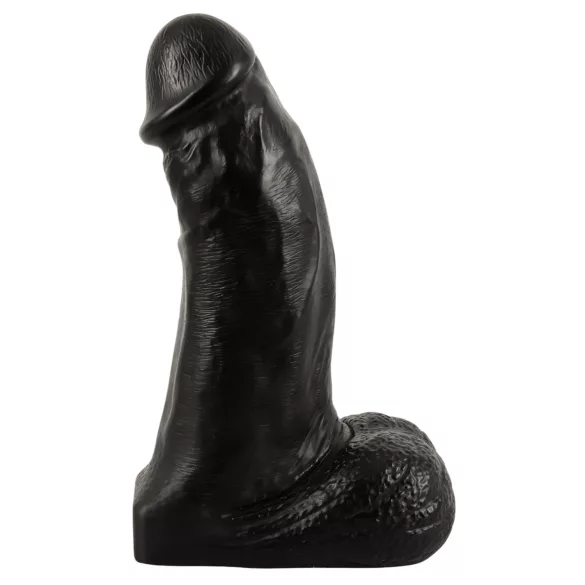 Realistixxx - realistični dildo z modami - 22 cm - črn