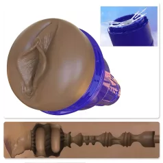   Fleshlight Boost Bang - masturbator vaginalna realistična - rjava