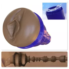   Fleshlight Boost Bang - masturbator vaginalna realistična - rjava
