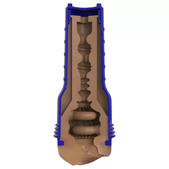 Fleshlight Boost Bang - masturbator vaginalna realistična - rjava
