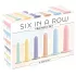 You2Toys - Six in a Row - komplet trenažnih dildov - 6 kosov (barvni)