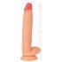 Realistixxx Real Giant - ekstra velik dildo z modi (naraven)