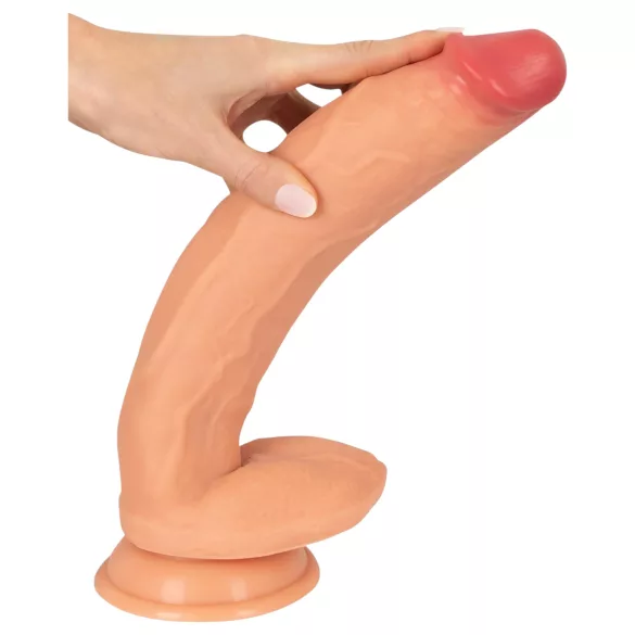 Realistixxx - realistični dildo z modami - velik, natur barva