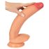 Realistixxx Real Giant - ekstra velik dildo z modi (naraven)