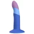 ROMP Piccolo - silikonski dildo - prožen - modro vijoličen