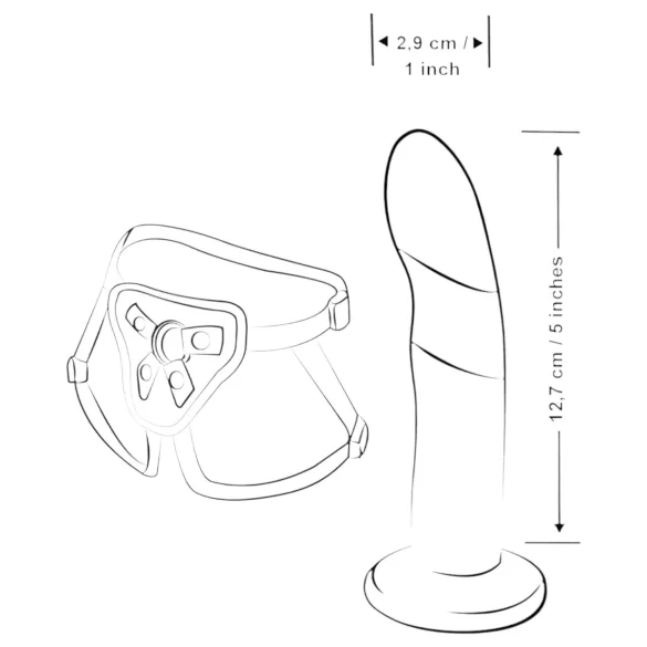 ROMP Piccolo - pegging set - črna/modra