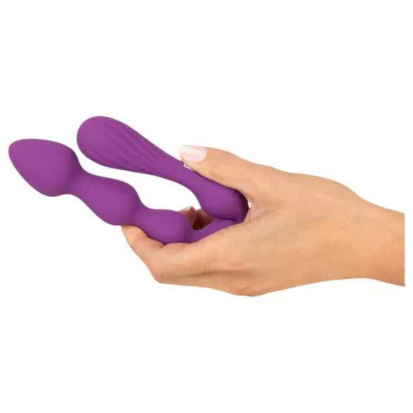 You2Toys - Kroglični, upogljivi analni dildo - (vijoličen)