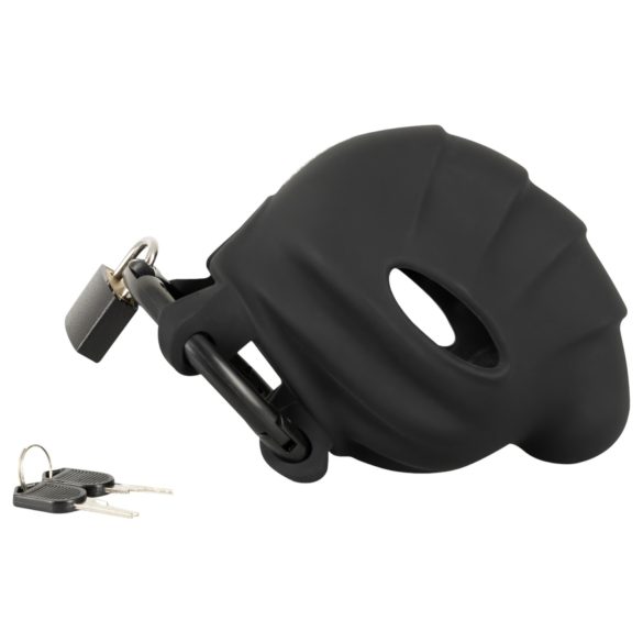 Black Velvets - moška kletka za penis in moda - črna