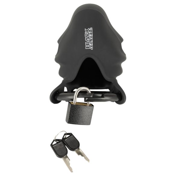 Black Velvets - moška kletka za penis in moda - črna